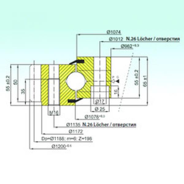 підшипник EB1.25.1076.201-1STPN ISB #1 image