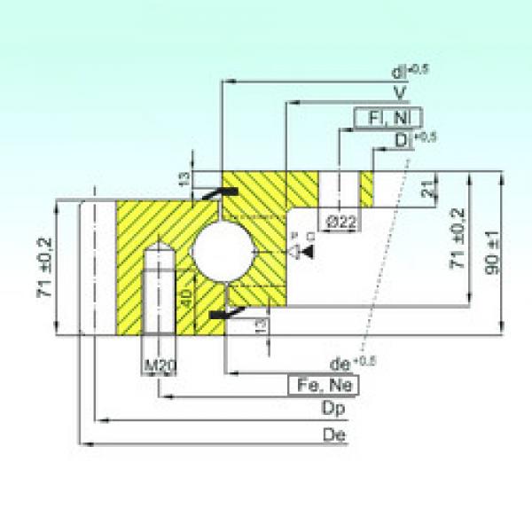 підшипник EBL.30.1255.200-1STPN ISB #1 image