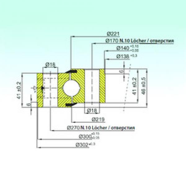 підшипник NB1.20.0220.200-1PPN ISB #1 image