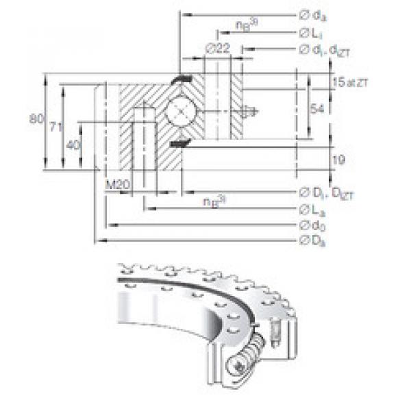 підшипник VSA 25 0955 N INA #1 image