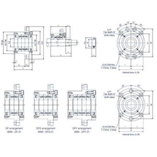 підшипник WBK35DFF-31 NSK #1 image