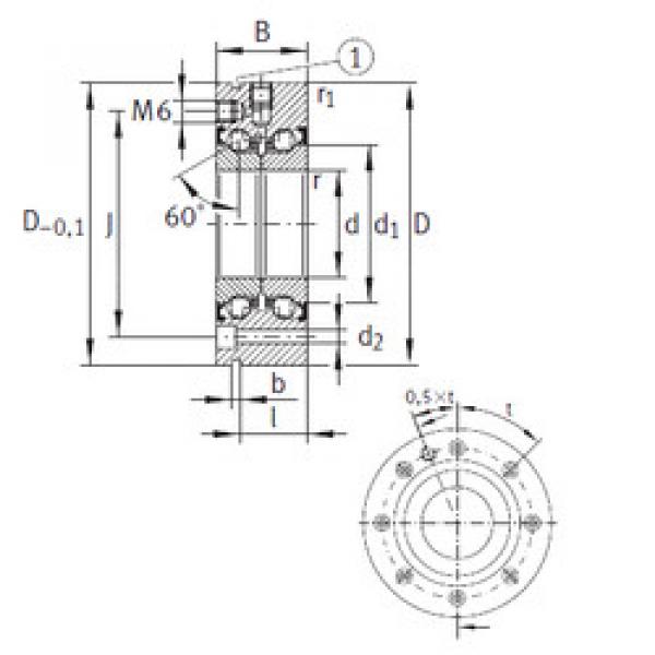 підшипник ZKLF80165-2Z INA #1 image