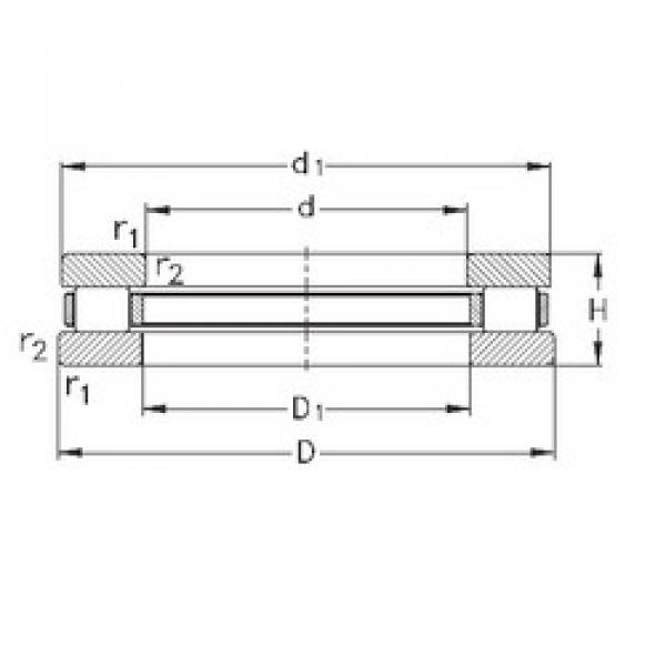 підшипник 81120-TVPB NKE #1 image