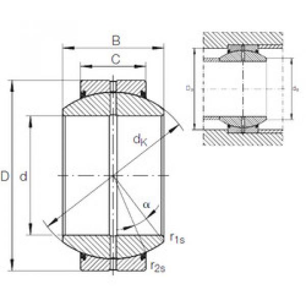 підшипник GE 260 FO-2RS INA #1 image