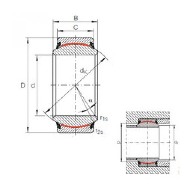 підшипник GE 120 UK-2RS INA #1 image