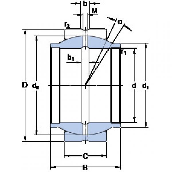 підшипник GEZM 108 ES SKF #1 image