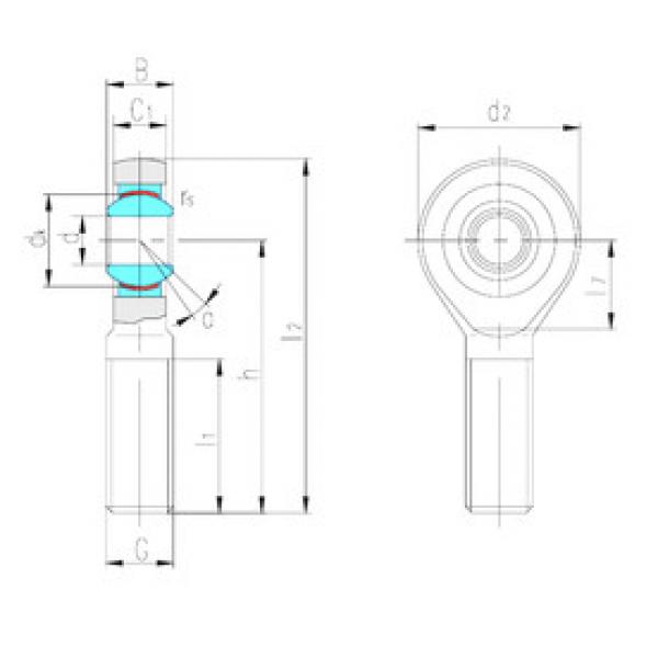 підшипник SAJK14C LS #1 image