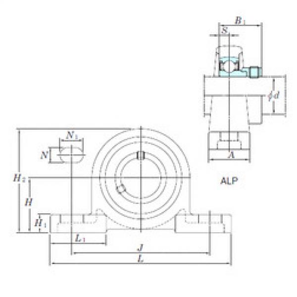 підшипник ALP202-10 KOYO #1 image