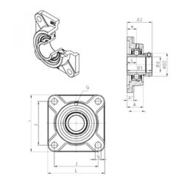 підшипник EXF213 SNR #1 image