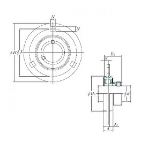 підшипник SAPF205-15 KOYO #1 image