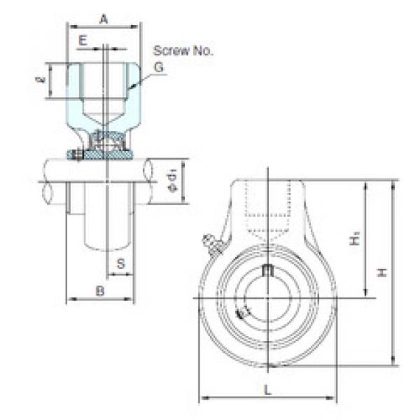 підшипник UCECH205 NACHI #1 image