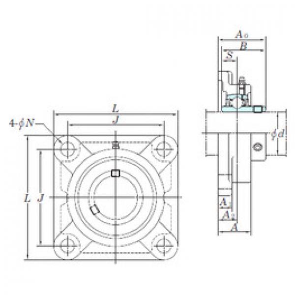 підшипник UCF211-35 KOYO #1 image