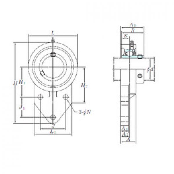 підшипник UCFB204 KOYO #1 image