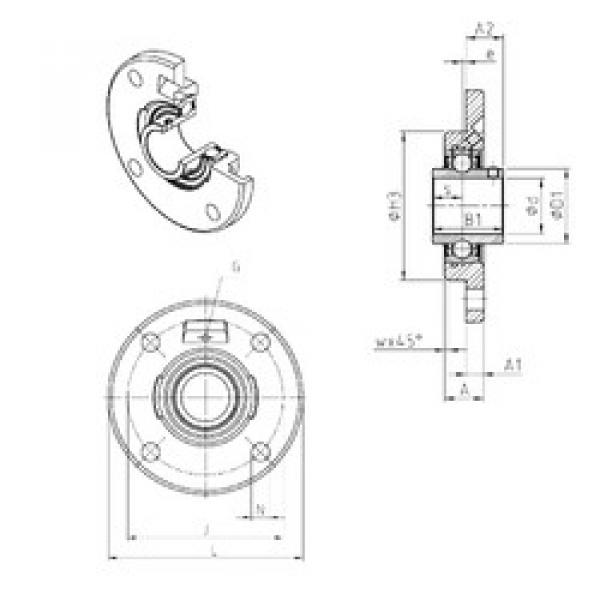 підшипник UCFCE218 SNR #1 image