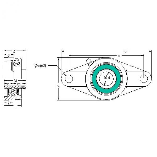 підшипник UCFL 205-14 AST #1 image