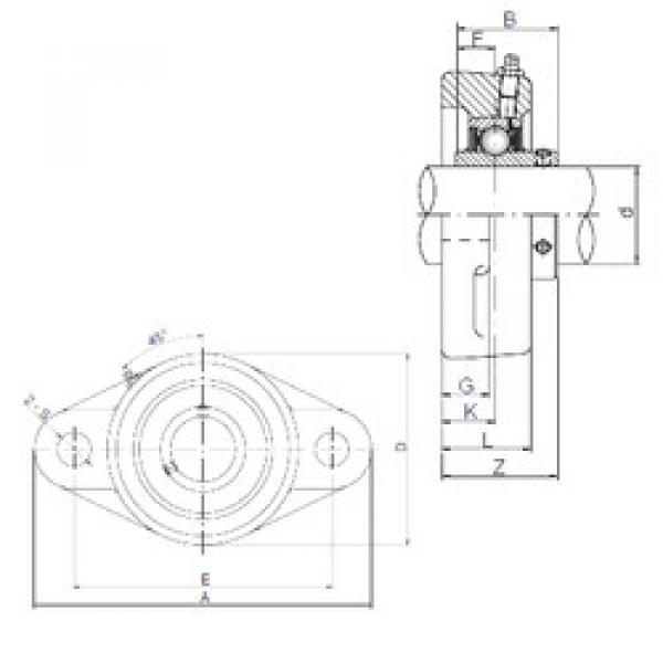 підшипник UCFL212 ISO #1 image