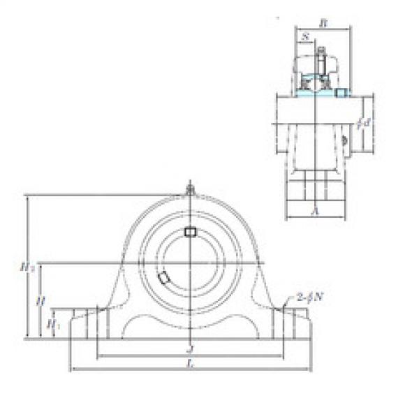 підшипник UCIP212-38 KOYO #1 image