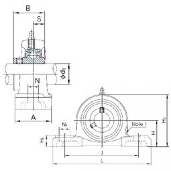 підшипник UCP307 NACHI #1 image