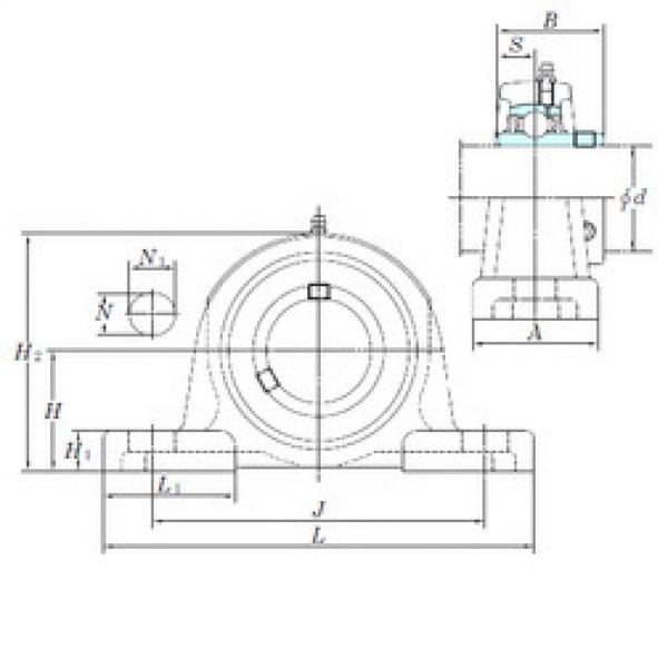 підшипник UCP215-48 KOYO #1 image