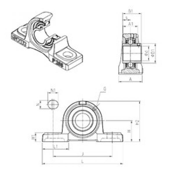 підшипник UCP322 SNR #1 image