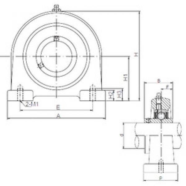 підшипник UCPA202 ISO #1 image